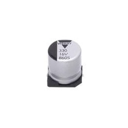 10 pcs : MAL218697509E3 - Aluminium Organic Polymer Capacitors 330uF 16V 20% 125C 2000H 10.0x10.0x10.5