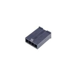 10 pcs : 172646-0413 - Power to the Board MiniFitJr Plg FH V2 4Ckt Black