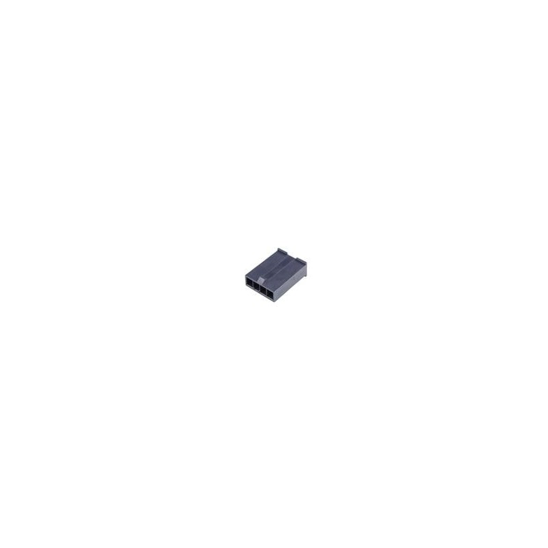 10 pcs : 172646-0413 - Power to the Board MiniFitJr Plg FH V2 4Ckt Black