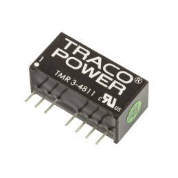 1 Tube of 10 - TRACOPOWER TMR 3 DC-DC Converter, 5V dc/ 600mA Output, 36 - 75 V dc Input, 3W, Through Hole, +85°C Max Temp