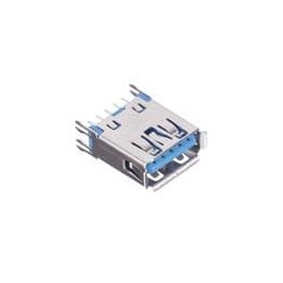 10 pcs : GSB312137CHR - USB Connectors USB3.0, A, RECEPTACLE, VERTICAL DIP.