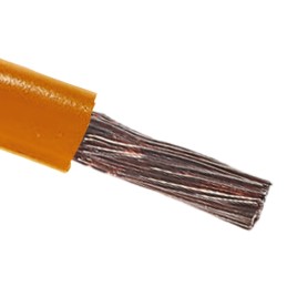 1 Reel of 100 M - RS PRO Orange 10 mm² Hook Up Wire, 8 AWG, 80/0.4 mm, 100m, PVC Insulation