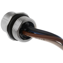 1 pcs - binder Circular Connector, 4 Contacts, Cable Mount, M12 Connector, Socket, Female, IP67, 763 Series