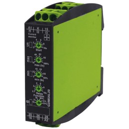 1 pcs - Tele Current Monitoring Relay, 1 Phase, DPDT, DIN Rail