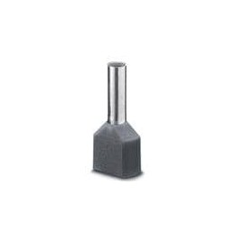 10 pcs : 3201000 - Terminals 2 X 4mm GRY TWIN