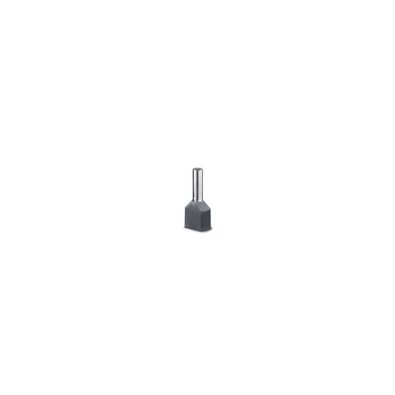 10 pcs : 3201000 - Terminals 2 X 4mm GRY TWIN