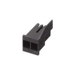 10 pcs : 1969717-6 - Heavy Duty Power Connectors HSG, REC., POS-LOCK, MK I 2P, 6.35SR BLK