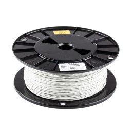1 Reel of 100 M - TE Connectivity Twisted Pair Data Cable, 1 Pairs, 0.6 mm², 2 Cores, 20 AWG, Screened, 100m, White Sheath