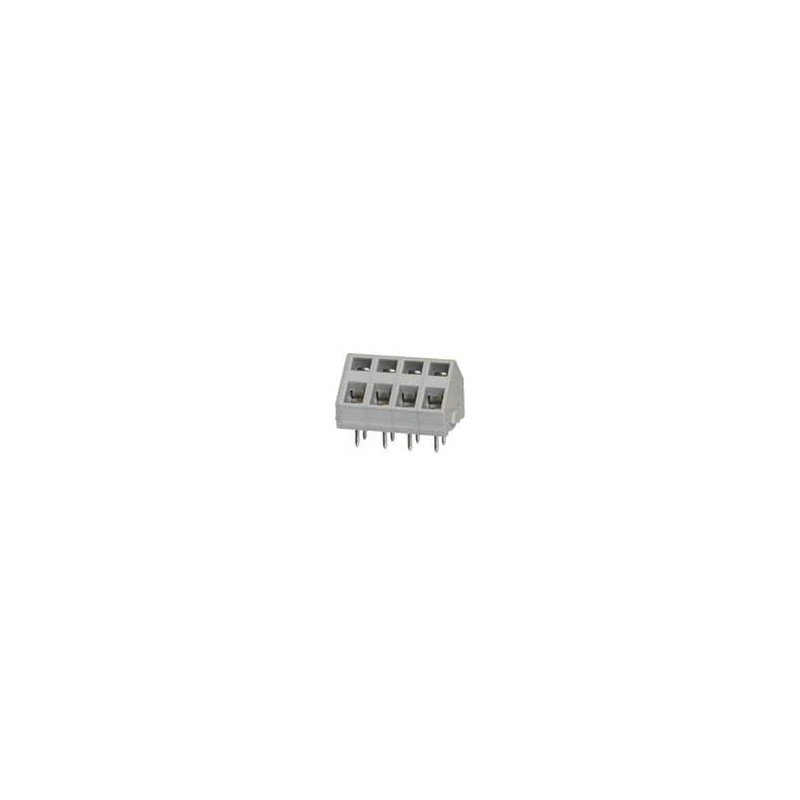10 pcs : TBL007A-500-04GY - Fixed Terminal Blocks Terminal block, screwless, 5.00, 45, 4, Gray