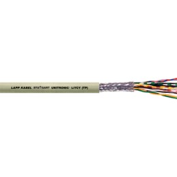 1 Reel of 100 M - Lapp Twisted Pair Data Cable, 3 Pairs, 0.14 mm², 6 Cores, 26 AWG, Screened, 100m, Grey Sheath