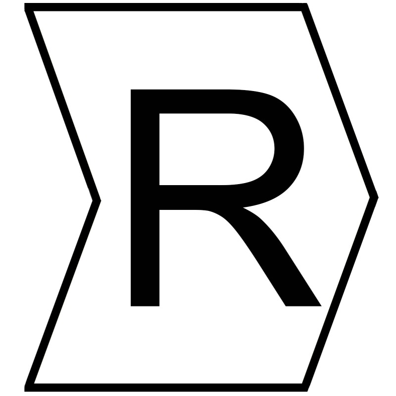 1 Reel of 1000 - HellermannTyton Helagrip Slide On Cable Markers, Black on White, Pre-printed 'R', 2 - 5mm Cable