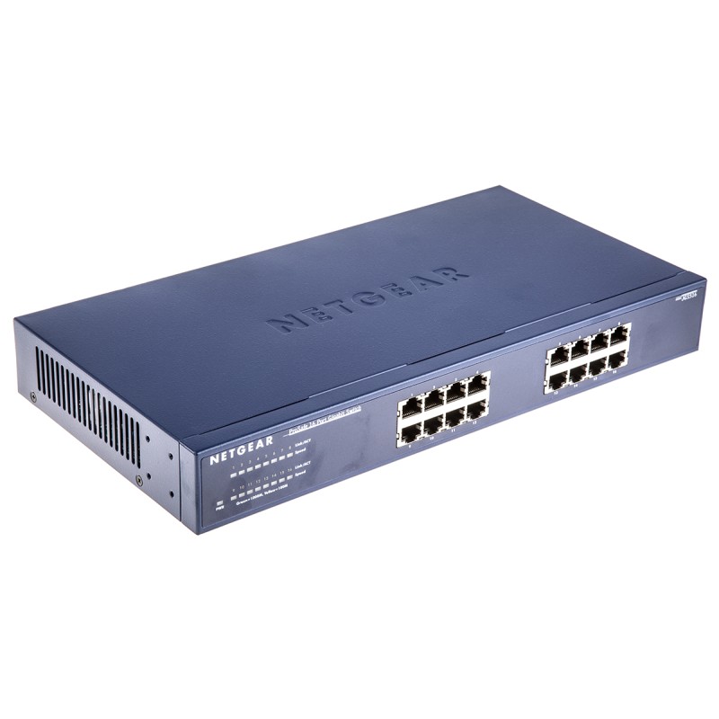 1 pcs - Netgear JGS516, Unmanaged 16 Port Ethernet Switch Type G - British 3-Pin, EU