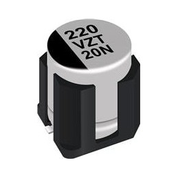 10 pcs : EEH-ZT1E331UV - Aluminium Organic Polymer Capacitors 25VDC 330uF 20% Anti-Vibe AEC-Q200