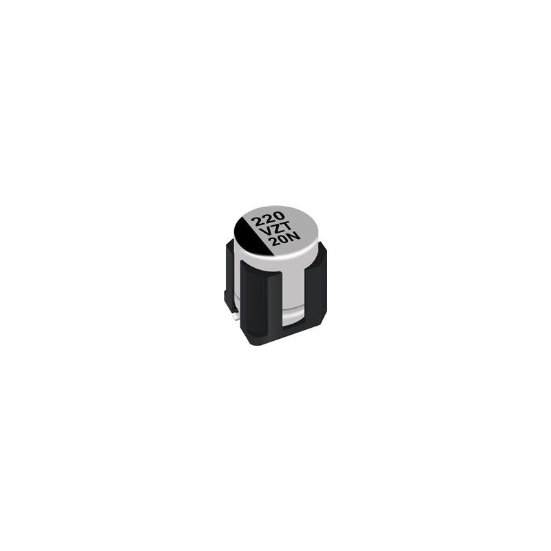10 pcs : EEH-ZT1V221UV - Aluminium Organic Polymer Capacitors 35VDC 220uF 20% Anti-Vibe AEC-Q200