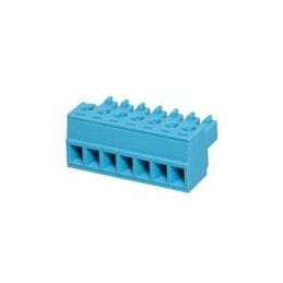10 pcs : TBP02P1-381-07BE - Pluggable Terminal Blocks Terminal block, pluggable, 3.81, plug, 7 pole, slotted screw, blue