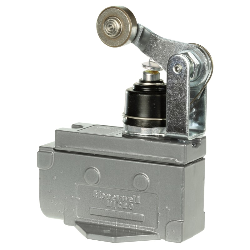 1 pcs - Honeywell Roller Lever Limit Switch, 1NC/1NO, IP65, SPDT, Die Cast Aluminium Housing, 480V ac ac Max, 15A Max