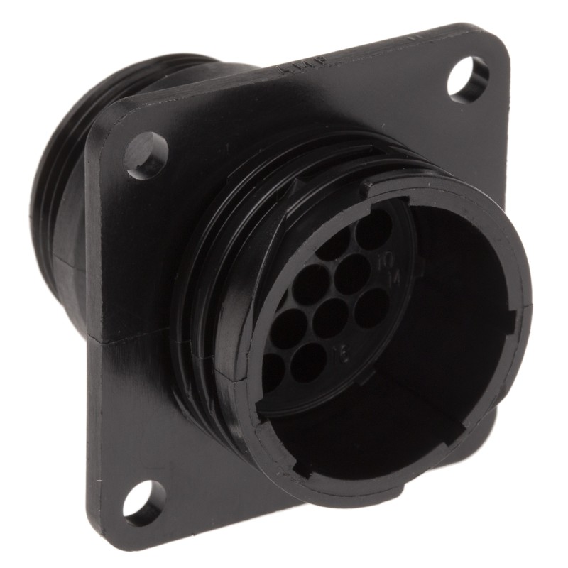 1 pcs - TE Connectivity Circular Connector, 16 Contacts, Panel Mount, Plug, CPC Series 1 Series