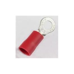 10 pcs : EV8-14R-Q - Terminals Insulated Vinyl Ring Terminal for Wire R