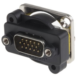 1 pcs - Switchcraft D Sub Adapter Male 15 Way D-Sub to Male 15 Way D-Sub