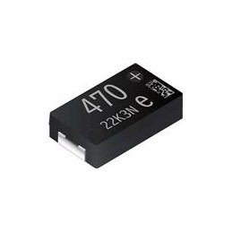 10 pcs : EEF-KX0E471RE - Aluminium Organic Polymer Capacitors 2.5VDC 470uF 6300mA 9mOhm 125C 5500h