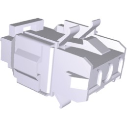 1 pcs - TE Connectivity, Universal MATE-N-LOK Female Connector Housing, 6.35mm Pitch, 3 Way, 1 Row