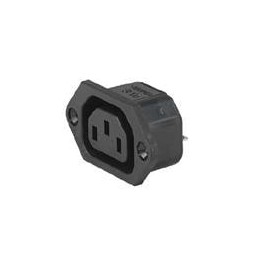 10 pcs : 6600.3300.21 - AC Power Entry Modules APPLIANCE OUTLET 10A 70deg - V-LOCK