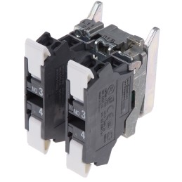 1 pcs - Schneider Electric Harmony XB4 Series Contact Block, 600V, 2NO