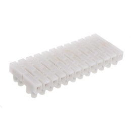 1 pcs - RS PRO Non-Fused Terminal Block, 12-Way, 2.5 - 20A, 14 AWG Wire, Screw Termination