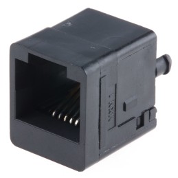1 pcs - Molex 42410 Series Female RJ11 Connector, Through Hole