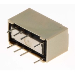 1 pcs - Omron PCB Mount Signal Relay, 24V dc Coil, 2A Switching Current, DPDT