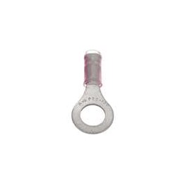 10 pcs : 53410-1 - Terminals RING 22-18 1/4' PVF RED