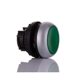 1 pcs - Eaton RMQ Titan M22 Series Green Illuminated Maintained Push Button, 22mm Cutout, IP67