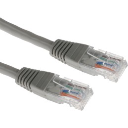 1 pcs - RS PRO Cat5e Male RJ45 to Male RJ45 Ethernet Cable, U/UTP, Grey, 5m