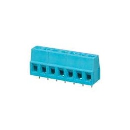 10 pcs : TB004-508-07BE - Fixed Terminal Blocks Terminal block, screw type, 5.08 , horizontal, 7 poles, CUI Blue, slotted screw,