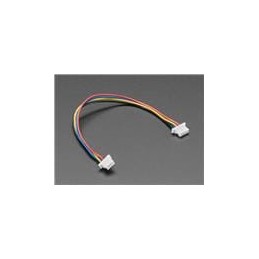 10 pcs : 4483 - Rectangular Cable Assemblies 5-pin JST ESLOV to 4-pin JST SH STEMMA QT / Qwiic Cable - 100mm long