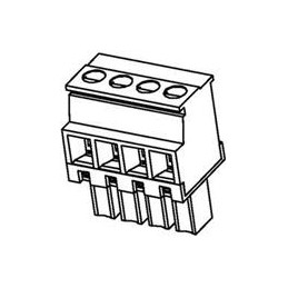10 pcs : 39513-7003 - Pluggable Terminal Blocks 3.81MM EURO PLUG VER UG VERT RWE GRN 3CKT