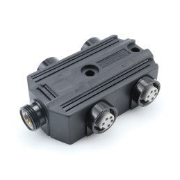 1 pcs - Brad from Molex 130036 Series Sensor Box, 5 way, 4 port