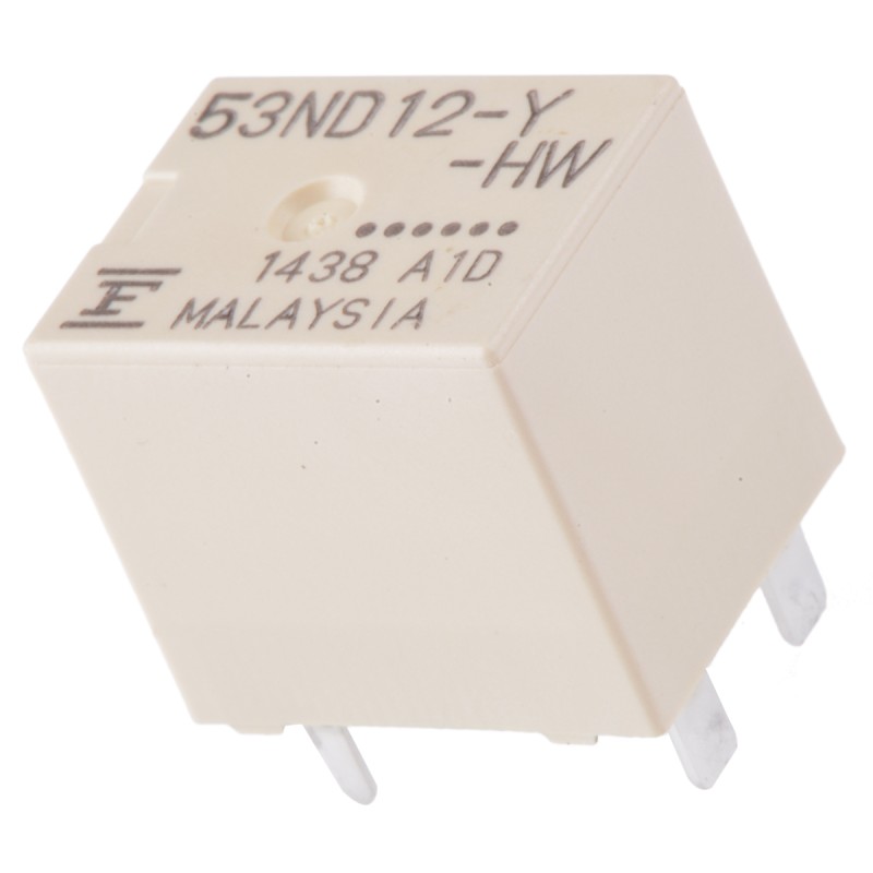 1 pcs - Fujitsu PCB Mount Automotive Relay, 12V dc Coil Voltage, 40A Switching Current, SPST