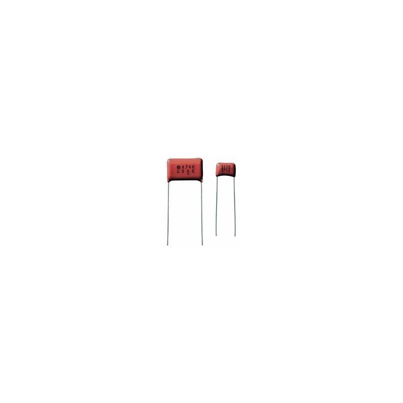 10 pcs : ECQ-E2475KB - Film Capacitors 250VDC 4.7uF 10% MPET L/S17.5mm