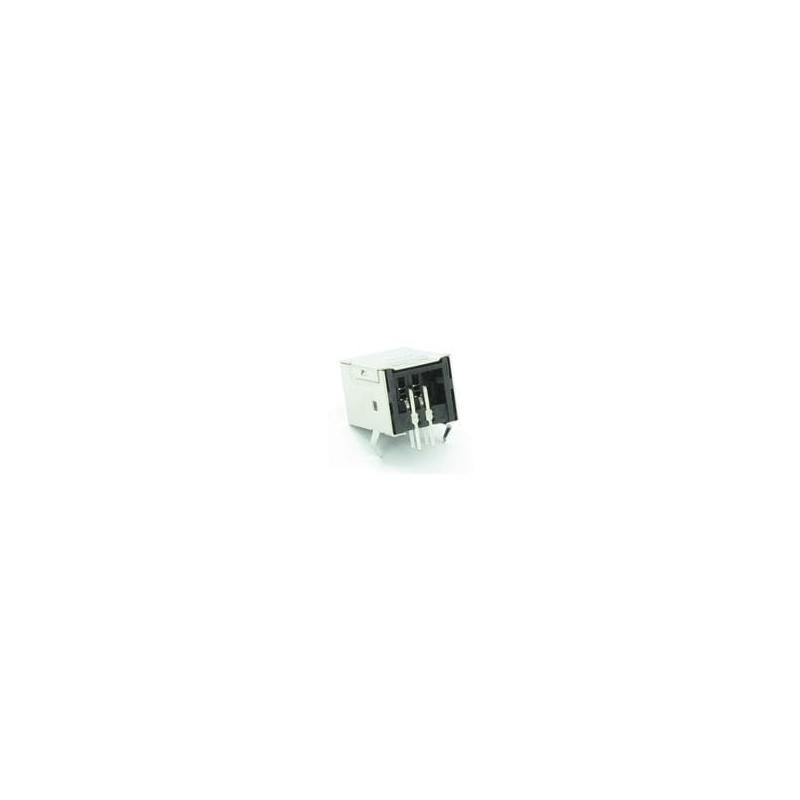 10 pcs : KUSBX-BS1N-B30 - USB Connectors B TYPE RECEPTACLE BLACK 30u GOLD