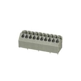 10 pcs : TBL002A-350-10GY-2GY - Fixed Terminal Blocks Terminal block, screwless, 3.50, 45, 10 poles, cool gray