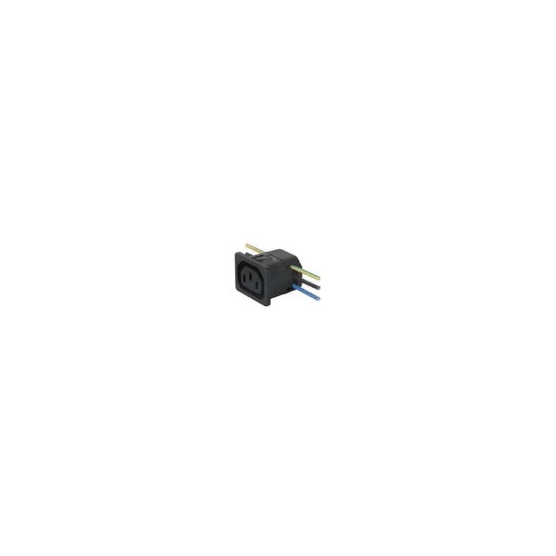 10 pcs : 6610.1017 - AC Power Entry Modules 6610 APLIANCE OUTLET 10A 70 deg C