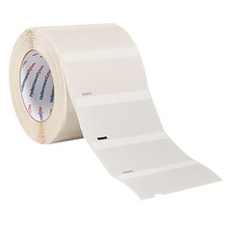 1 Reel of 2500 - HellermannTyton Helatag Transparent/White Cable Labels, 25.4mm Width, 44.5mm Height, 2500 Qty