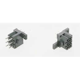 1 pcs - ITT Cannon Trident Series Straight Through Hole PCB Header, 12 Contact(s), 5.08mm Pitch, 3 Row(s), Shrouded