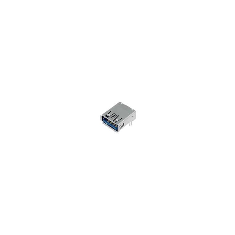 10 pcs : GSB311A41EU - USB Connectors USB 3.0 Type A Recpt Reverse Type Blue