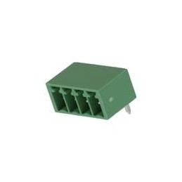 10 pcs : 39502-6004 - Pluggable Terminal Blocks 3.5MM EURO HEADER RA O HEADER RA GRN 4CKT