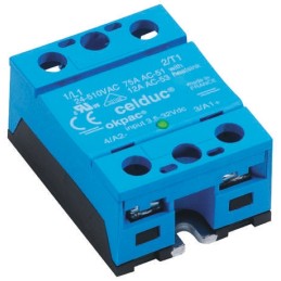 1 pcs - Celduc SO7 Series Solid State Relay, 125 A Load, Panel Mount, 510 V rms Load, 32 V Control