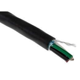 1 Reel of 30 - Alpha Wire Xtra-Guard 2 Control Cable, 4 Cores, 0.81 mm², Screened, 30m, Black PE Sheath, 18 AWG