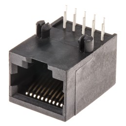 1 pcs - Bel-Stewart SS-64 Series Female RJ50 Connector, Through Hole