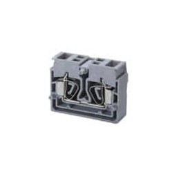 10 pcs : CSCP2.5T2 - DIN Rail Terminal Blocks Dbl PM Spring Term